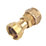 Flomasta  Brass Compression Straight Tap Connector 15mm x 1/2"