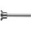 Croydex Round Telescopic Shower Rod Aluminium Chrome 2298mm
