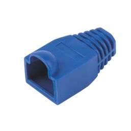 Labgear RJ45 PVC Boots 8mm Blue 5 Pack