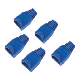Labgear RJ45 PVC Boots 8mm Blue 5 Pack