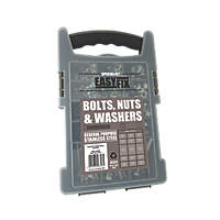 Easyfix  Mixed Bolts, Nuts & Washers Pack 500 Pcs