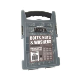 Easyfix  Mixed Bolts, Nuts & Washers Pack 500 Pcs