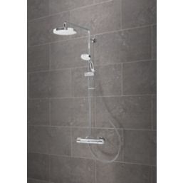 Mira Apt ERD Rear-Fed Exposed Chrome Thermostatic Diverter Shower