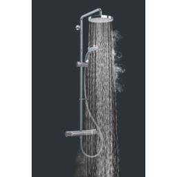 Mira Apt ERD Rear-Fed Exposed Chrome Thermostatic Diverter Shower