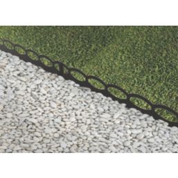 Apollo Metal Lawn Edge Kit (Cutout) Matt Black Powder Coated 0.91m