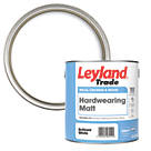 Leyland Trade Hardwearing Matt Brilliant White Emulsion Paint 2.5Ltr