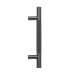 Elite Knobs & Handles Kensington Knurled T Bar Handle Matt Black 148mm