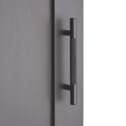 Elite Knobs & Handles Kensington Knurled T Bar Handle Matt Black 148mm