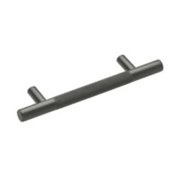 Elite Knobs & Handles Kensington Knurled T Bar Handle Matt Black 148mm