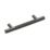 Elite Knobs & Handles Kensington Knurled T Bar Handle Matt Black 148mm