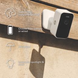 Yale SV-OC-1A-W Mains or Battery-Powered White Wireless 1080p Indoor & Outdoor Rectangular Smart Camera