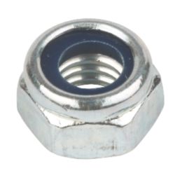 Easyfix BZP Steel Nylon Lock Nuts M8 100 Pack