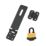 Hardware Solutions Hasp & Staple Black 160mm