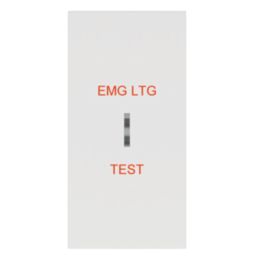 LAP  16AX Modular SP Key Switch White