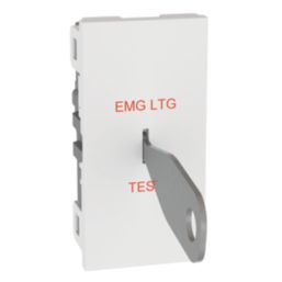 LAP  16AX Modular SP Key Switch White