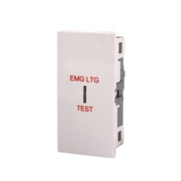 LAP  16AX Modular SP Key Switch White