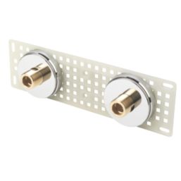 Bristan  Bar Valve Wall Mount 11 Fixing Kit Chrome