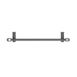 Flomasta 1600mm x 500mm 2409BTU Anthracite Flat  Towel Radiator