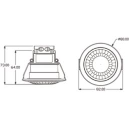 Timeguard PDFM1500N Indoor White PIR Sensor 360°