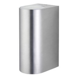 LAP  Outdoor Up & Down Wall Light Brushed Aluminium