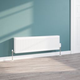 Flomasta 300mm x 1000mm 3230BTU White Type 22 Convector Radiator