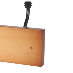 Essentials 4-Hook Rail Pine 458mm x 134mm