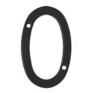 Fab & Fix Door Numeral 0 Black 80mm