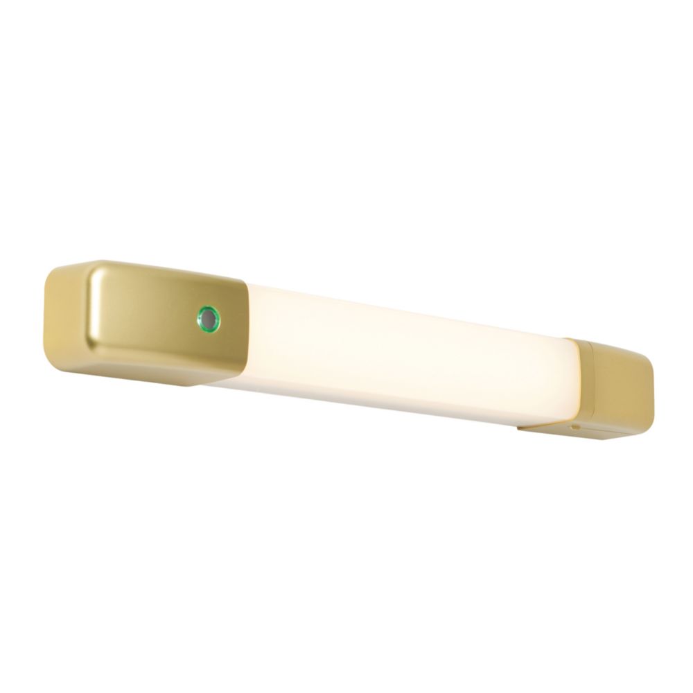 Spa Single Voltage LED Shaver Light Brass 10W 1000lm - Screwfix