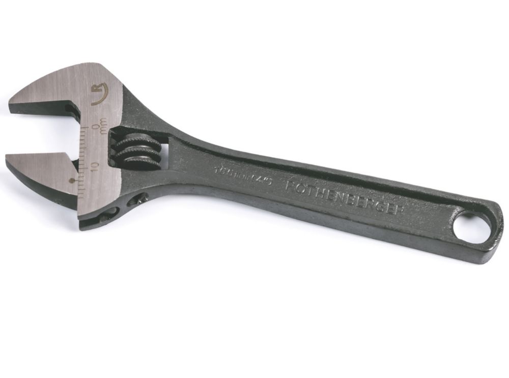 Rothenberger Mini Wide Jaw Adjustable Wrench 4" Screwfix