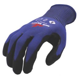 MCR Safety Graphene Fibre CT1071PU Cut-Resistant Gloves Blue/Black X Large