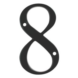 Fab & Fix Door Numeral 8 Black 80mm