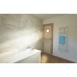 Mottez Round Porthole Vision Panel 260mm Brushed & Polished Steel