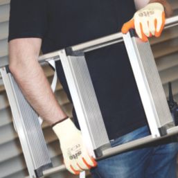 Site  Latex Builders Gloves Orange/Yellow Large