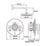 Mira Element BIR Rear-Fed Concealed Chrome Thermostatic Mixer Shower
