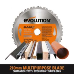 Evolution  Multi-Material Circular Saw Blade 210mm x 25.4mm 24T