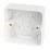 Hager Sollysta WMPB1/28 1-Gang Surface Pattress  Back Box 28mm