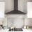 Cooke & Lewis  Chimney Hood Black 898mm
