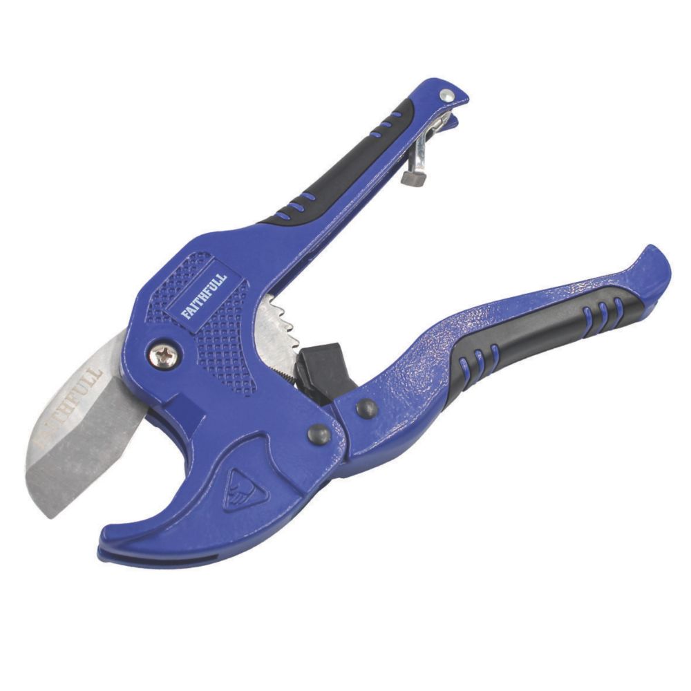 Faithfull 342mm Manual Plastic Pipe Cutter Screwfix