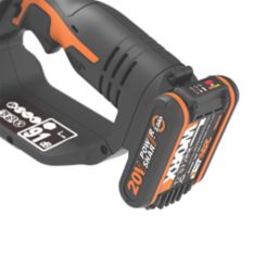 Worx WG324E 20V 1 x 2.0Ah Lithium PowerShare  Cordless 12cm Pruning Chainsaw