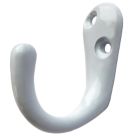 Smith & Locke Robe Hooks White 48mm 5 Pack
