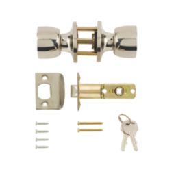 ERA 166-61 Ball Mortice Knob Set Polished Chrome 67mm