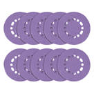 Trend  AB/150/40Z 40 Grit 8-Hole Punched Multi-Material Sanding Discs 150mm 10 Pack
