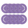 Trend AB/150/40Z 40 Grit 12-Hole Punched Multi-Material Sanding Discs 150mm 10 Pack