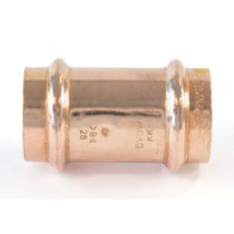 Conex Banninger B Press Gas  Copper Press-Fit Equal Straight Couplers 28mm 10 Pack