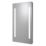 Croydex Thornton  Battery-Powered Rectangular Illuminated Mirror With 413lm LED Light 400mm x 600mm