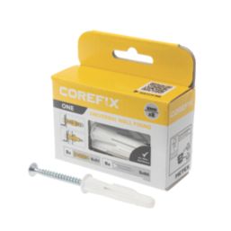 Corefix One Heavy Duty Universal Wall Plugs 8mm x 51mm 8 Pack