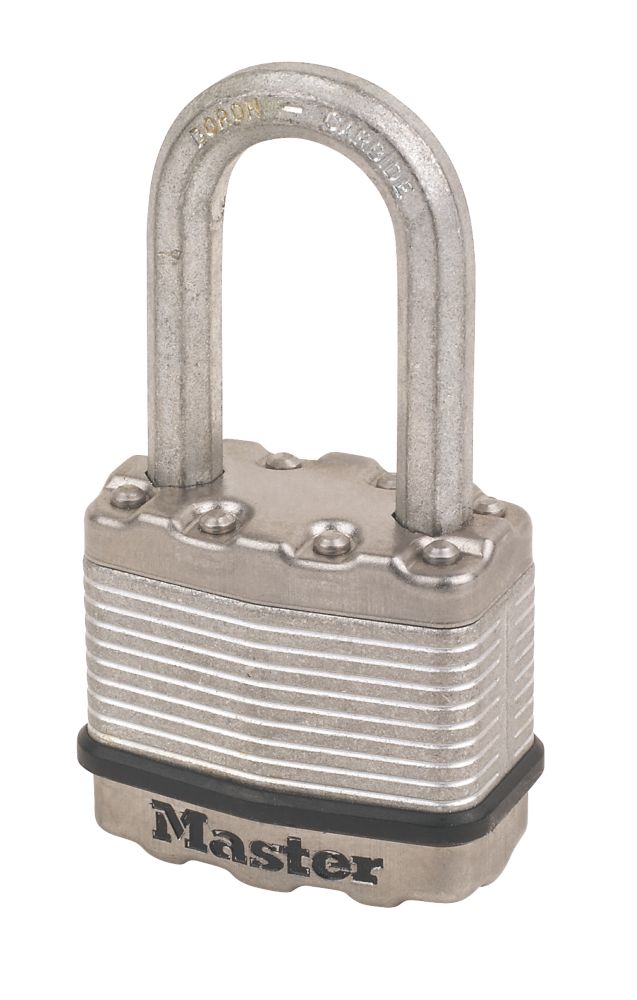 Master Lock Excell Laminated Steel Weatherproof Padlock 45mm Screwfix