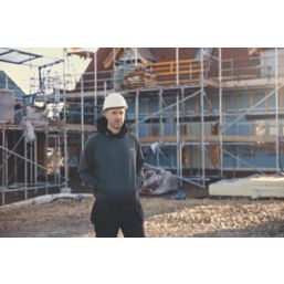 Apache Kingston Hooded Sweatshirt Grey/Black 2X Large 27" Chest