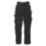 Scruffs Pro Flex Plus Holster Work Trousers Black 40" W 32" L