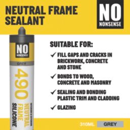 No Nonsense 490 Frame Sealant Grey 310ml